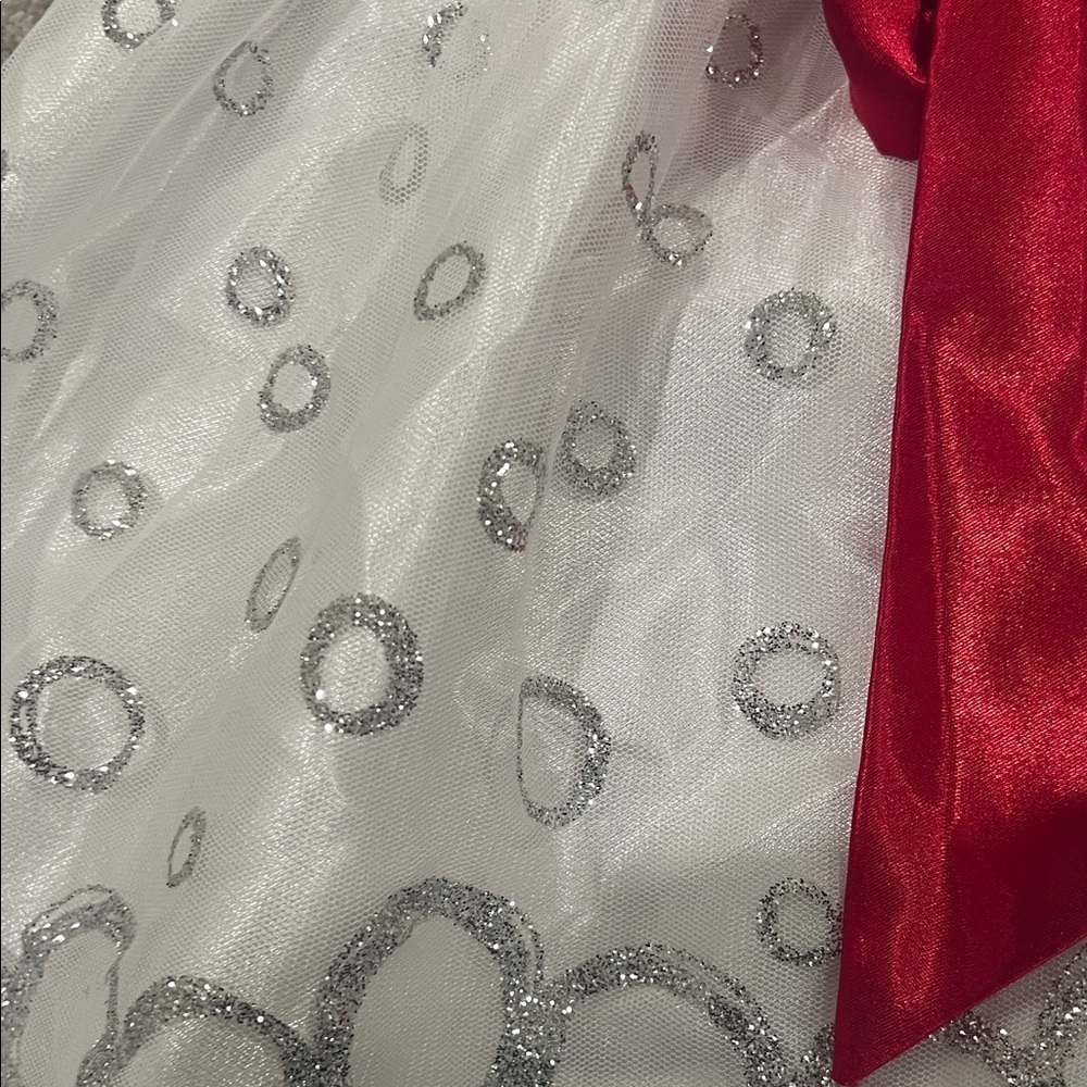 Great🎉 Condition ‘American Princess’ Black and White Dress with Red Accent, 2T - Picture 4 of 7